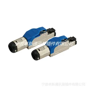 CAT.8高性能免工具水晶头 可拆卸适用22~26AWG线材过 30M链路测试