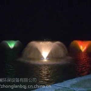 浮水式喷泉曝气机,景观喷泉