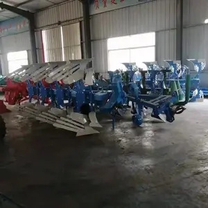 山地开荒农用深耕犁拖拉机带液压翻转犁全钢板翻转犁
