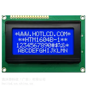 16*4点阵字符显示屏蓝屏LCM液晶模块HTM1604B