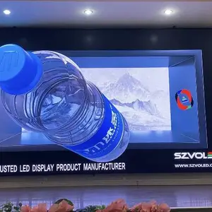 承接全球显示屏项目 柔性模组裸眼3D led显示屏，外弧形led全彩显示屏