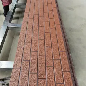 金属雕花板厂家轻钢别墅活动板房外墙装饰一体板聚氨酯保温隔热复合板外墙保温板