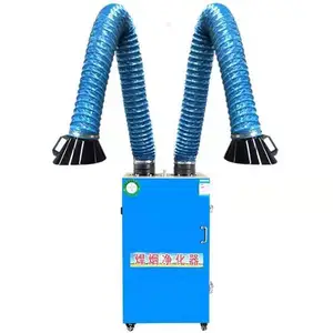 环保工业车间除尘器 移动式双臂焊接吸烟器