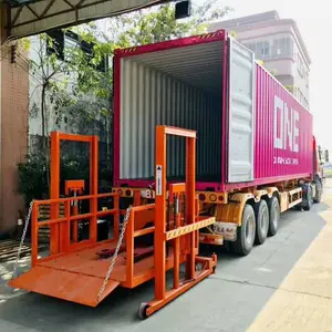 移动式液压登车桥_鸿力机械叉车坡道10吨登车桥_高效登车桥市场价