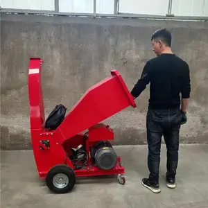 移动方便树枝碎枝机 园林多功能苗木粉碎机 汽油大马力碎枝机