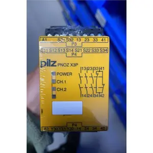 pilzƤ����777314 PNOZ X3.10P ��ȫ�̵��� ��ؼ�ͣװ�úͰ�ȫ�� �ֻ�