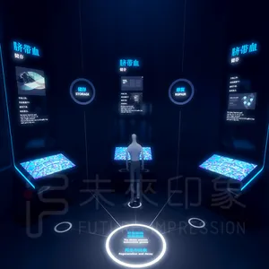 湖南长沙源品细胞生物科技有限公司展厅设计,未来印象展厅出品
