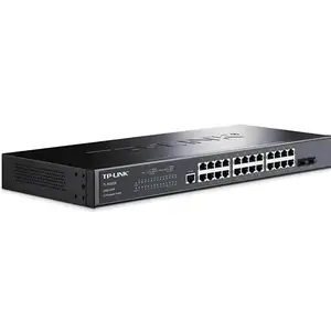 TP-LINK TL-SG3226 24口千兆2口光纤SFP 二层网管中心交换机