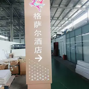 不锈钢精神堡垒 门牌号 温馨提示牌 楼顶大作定制