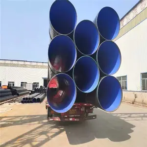 3PE防腐钢管 DN600涂塑管 库存充足 自来水输送