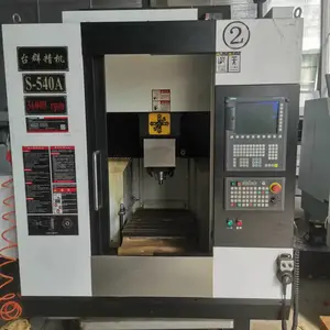 转让二手台群精机S-540A数控机床,高光机五金零件加工