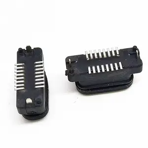 TYPE-C16PIN��ʽ��Ƭ��ˮĸ�� 180��SMT ���� 6.8H IPX8 ���Ų��