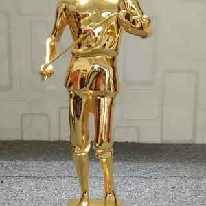 金属合金奖杯开模定做 詹天佑钢结构鲁班工程奖奖杯定制供应