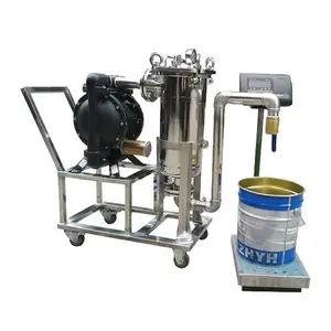 化工油墨稀释剂过滤器 色浆乳胶漆地坪漆油漆袋式过滤设备
