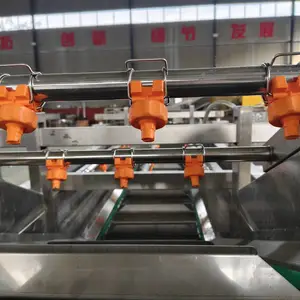 蔬菜气泡清洗机 小龙虾气泡清洗机洗菜机 大型净菜清洗风干清洗线