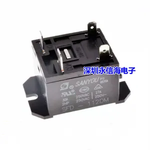 ���Ѽ̵���SFD-112DMһ�鳣��4��30A250VAC ���HF37F-012-1H