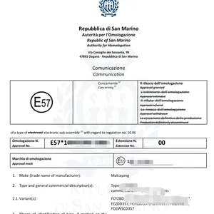 车灯EMARK的主要测试项目