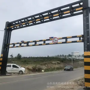 厂家定制 隧道限高 道路交通自动升降限高杆 超高车辆碰撞预警系统