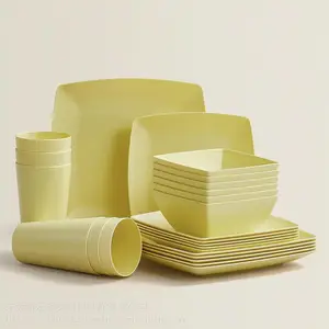 耐高温易清洗彩色美耐皿餐具出口欧美品质