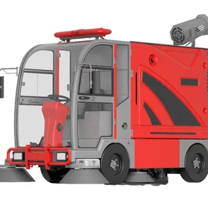 凯迪斯S***型道路清扫车 四轮240升挂桶工业扫地机