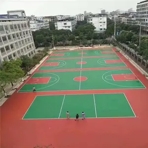 河池 操场运动地胶板 运动地胶 篮球运动地胶 体育场塑胶地板