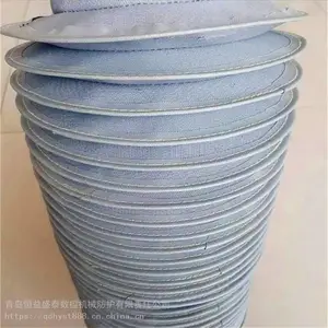 扁钢骨架式散装机外收尘伸缩软管