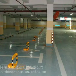广东深汕合作区停车场划线、地下车库指示牌、地下停车场设施
