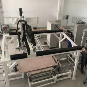 特鲁门桁架机械手-三轴桁架铣削机械手 多孔位 异形孔铣削 自动上下料