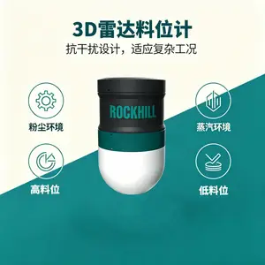 罗克希尔3D雷达料位计公司 筒仓散装固体测量 物位体积质量可视化方案