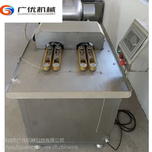 加工定制全自动香肠 腊肠扎线机 电动双路红肠扎线机价格