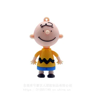 直销硅胶公仔钥匙扣 创意PVC公仔钥匙扣 可来图来样定制
