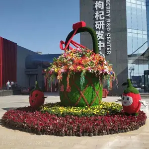 轮胎工艺品制作 景观雕塑 绿雕工艺品批发