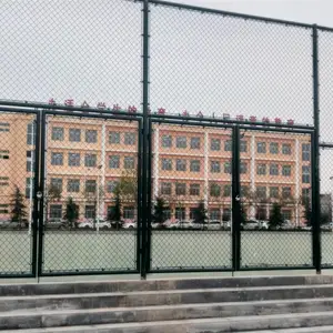 【球场绿色围网】安康市社区运动场围网 网球场铁丝网批发厂家