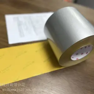 3M-3698E螺杆压缩机低温-40°~149°哑银PVC流延薄膜材料不干胶铭版标签(made in germany)