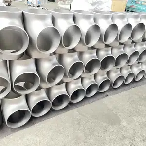 304不锈钢三通工业级T型管接头等径三通压制焊接三通无缝冲压三通