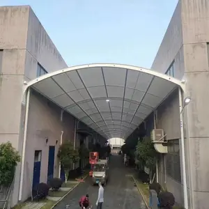 广元交通设施膜结构雨棚 耐力板汽车棚安装一条龙