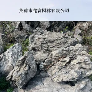 产地大英石现货 韩国庭院假山驳岸石 大英石景观原石出口供货