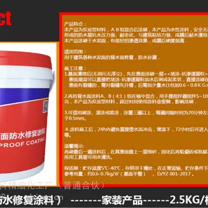 盈智防水堵涂-背水面修复补漏新型材料