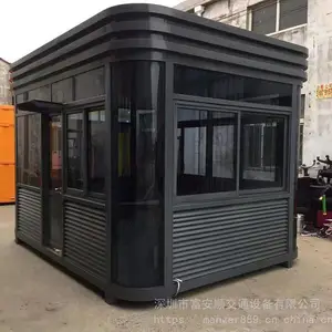 富安顺钢结构艺术岗亭FAS-GT-C1三亚岗亭 岗亭 豪华不锈钢岗亭 门卫不锈钢岗亭值勤 岗亭定制