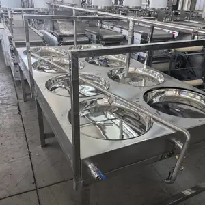 家用商用圆盘豆皮机不锈钢蒸汽创业型腐竹生产线