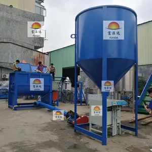 腻子粉称重搅拌混合计量包装成套产线 粉砂浆生产线 粉体粉料搅拌机