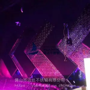 湖北304***彩色不锈钢板 销售酒店装饰不锈钢压花板水波纹