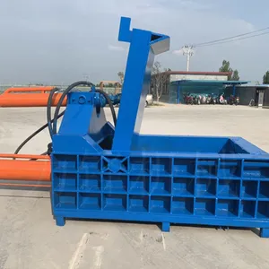 卧式液压废铝废钢铁压块机铁削铝合金不锈钢金属压缩机边角料打包
