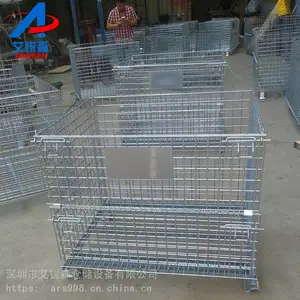 公明折叠仓储笼-坂田仓库网格笼-观澜移动仓库笼