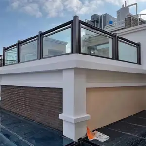 佛山产地厂家批发欧式豪华围栏铝合金玻璃栏杆铸铝护栏洋房栅栏小区围栏
