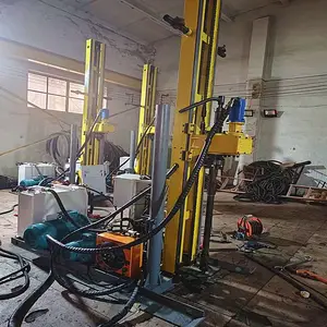 高压旋喷桩机钻机 简单履带旋喷钻机 55kw变频注浆泵