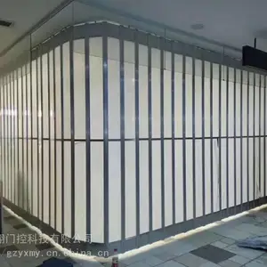 宇翔商场商铺汽车美容店铝合金折叠门推拉门生产厂家