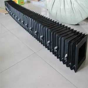 一字型防尘罩 柔性丝杠皮老虎机床导轨 伸缩挡板布罩