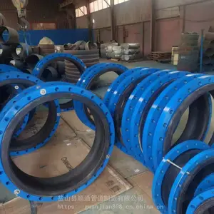 胶州DN400耐介质橡胶软连接 降噪专用橡胶软接头放心购买