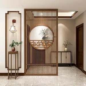 厂家直销 新中式实木屏风图片 ***的新中式屏风